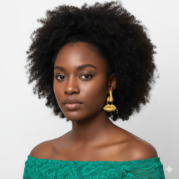 Mouth Pierced Nose Gold Color Earrings