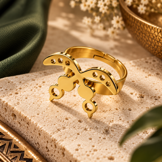 Akofena Adinkra Adjustable Ring