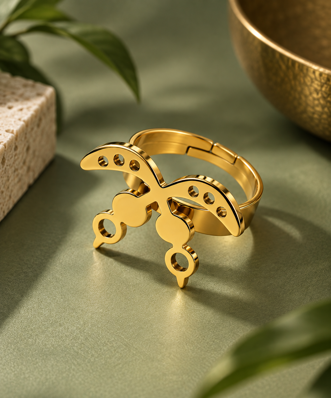 Akofena Adinkra Adjustable Ring