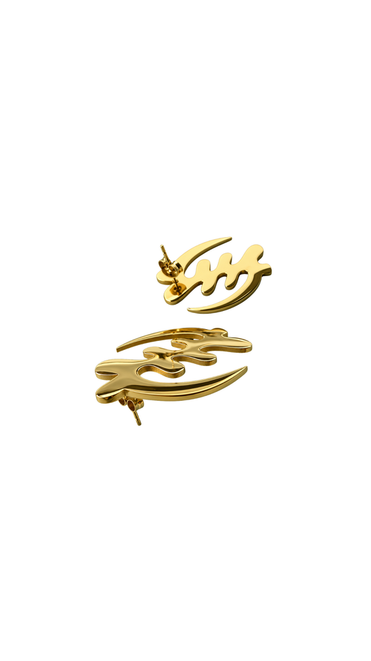 Gye Nyame Medium Stud Earrings