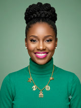 Gye Nyame Adinkra Select Gold Necklace