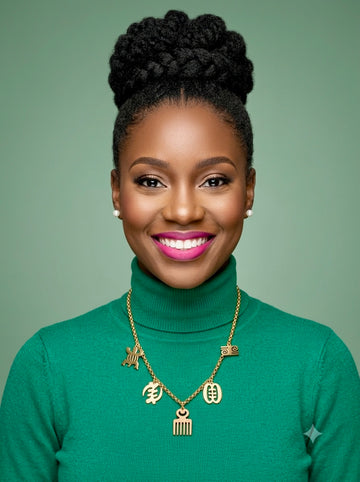 Gye Nyame Adinkra Select Gold Necklace
